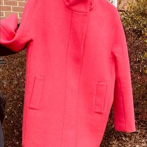 J Crew🌸C O R A L  COLORED COAT‼️it is not red